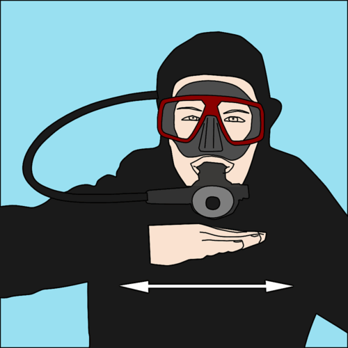 hand signal out of air