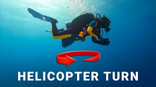 helicopter turn diving